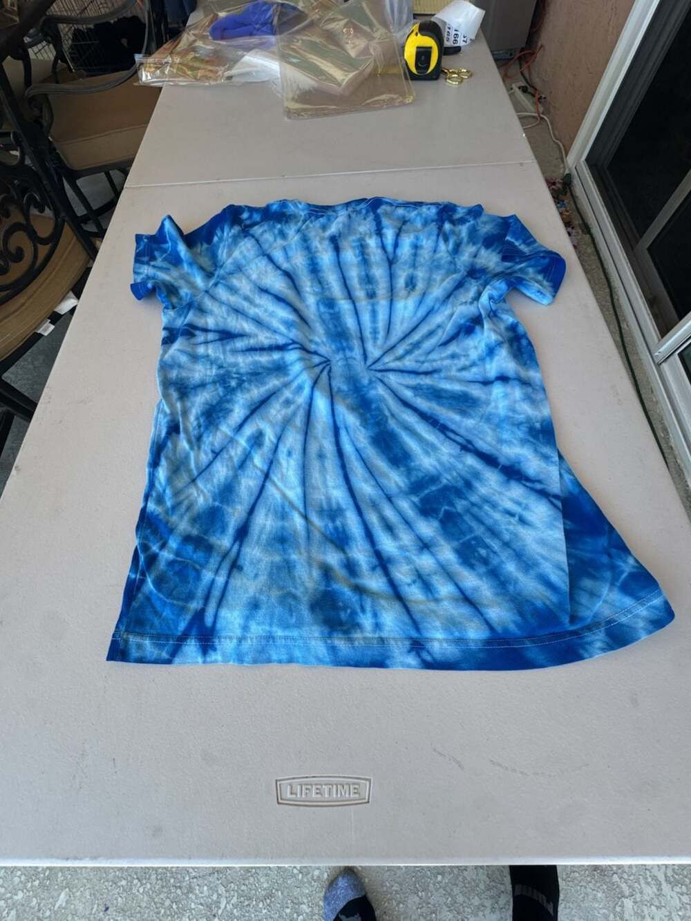 Ed Sheeran Blue Tie Dye T-Shirt - Picture 4 of 4